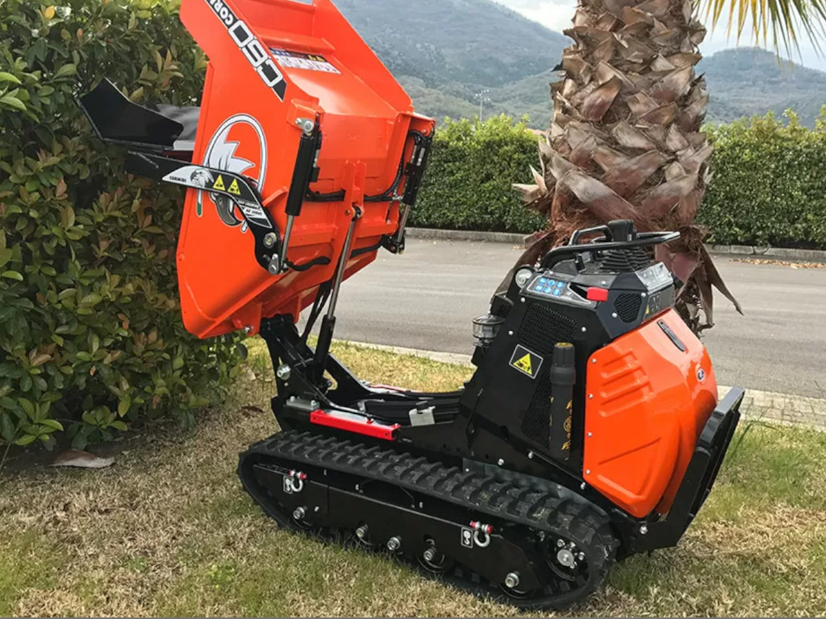 MINIDUMPER CORMIDI C60 RI STAGE V MOTORE HONDA GX270 AVV. ELETTRICO CASSONE RINFORZ. RIBALT. CAPACITA' KG. 600 AUTOCARIC.