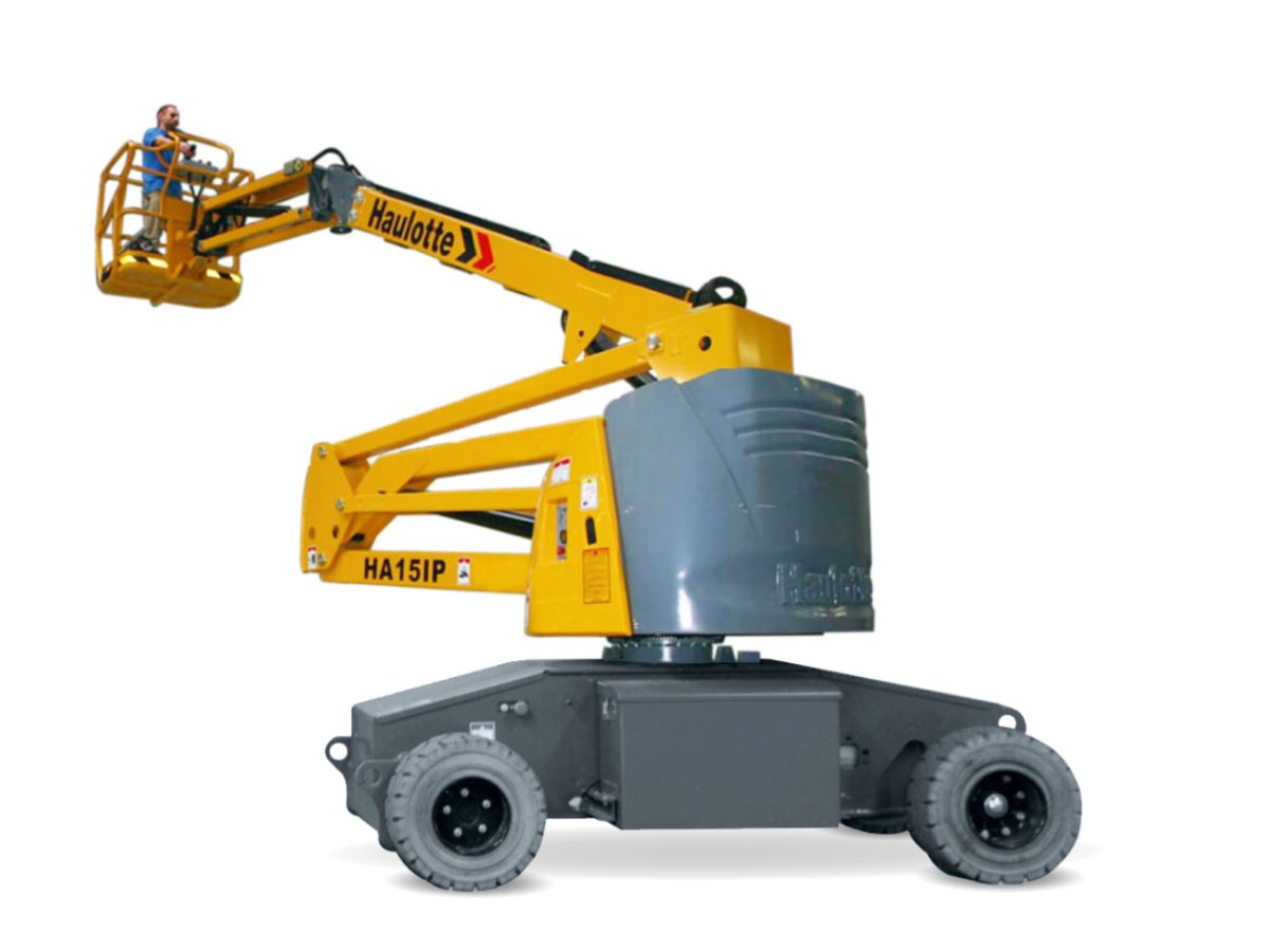 PIATTAFORMA SEMOVENTE ARTICOLATA HA15IP ELETTRICA HAULOTTE ALTEZZA LAVORO 15MT.