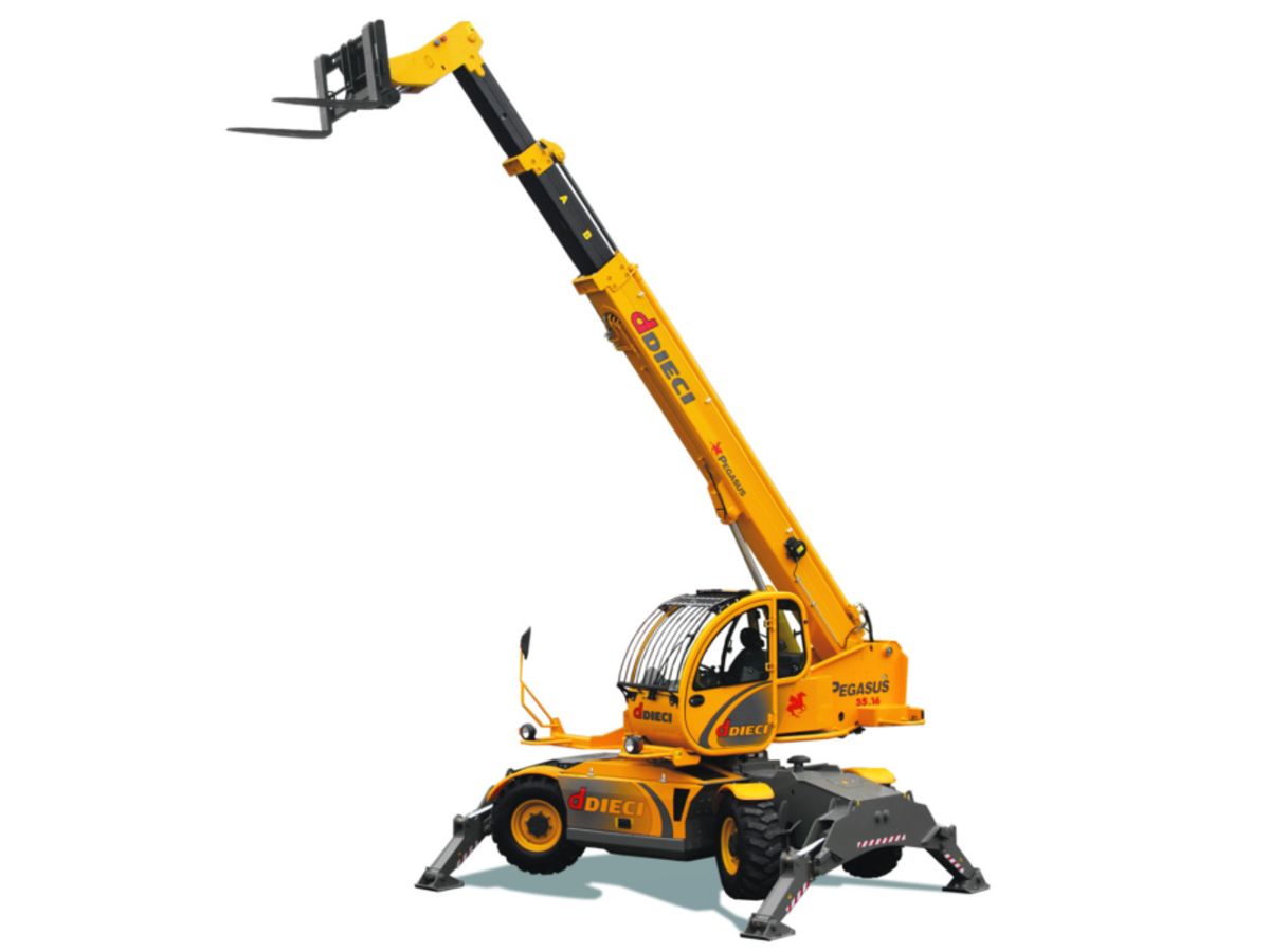 PEGASUS 35.16TC SOLL. TELESCOPICO DIECI ROTANTE 16 MT PORTATA 3.500 KG