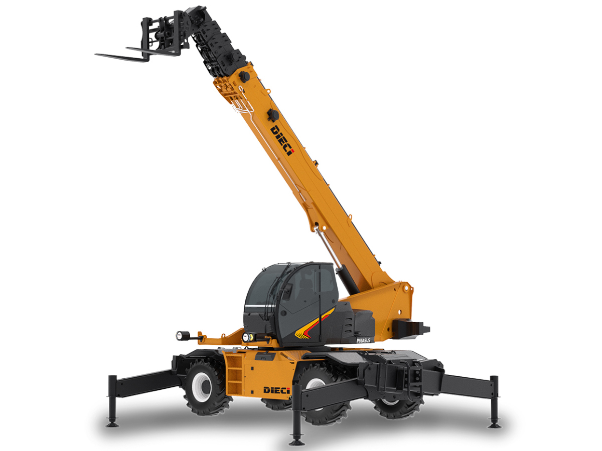 PEGASUS 60.26 SOLLEVATORE TELESCOPICO DIECI ROTANTE 26 MT PORTATA 6.000 KG.