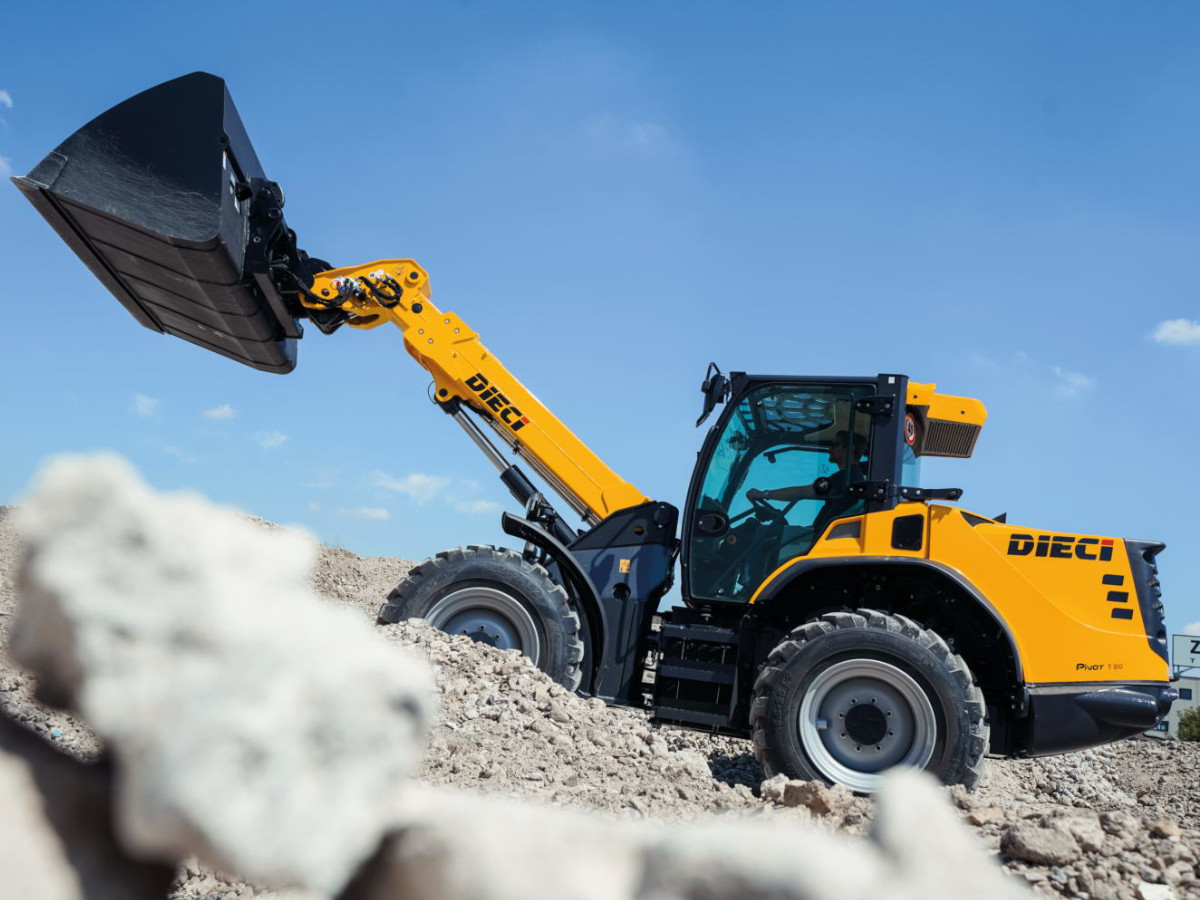 PALA GOMMATA TELESCOPICA DIECI T60