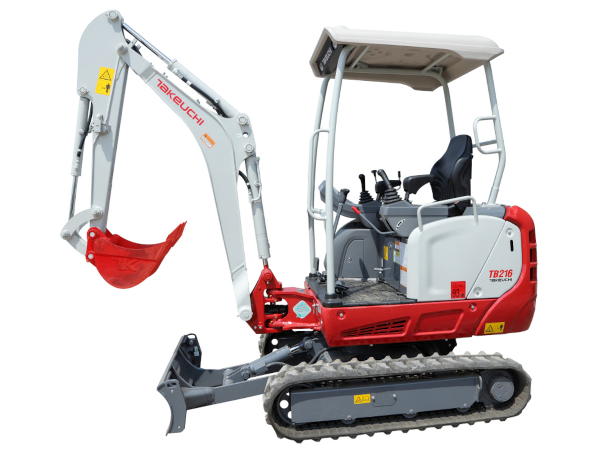 MINI ESCAVATORE TB216 CABINA