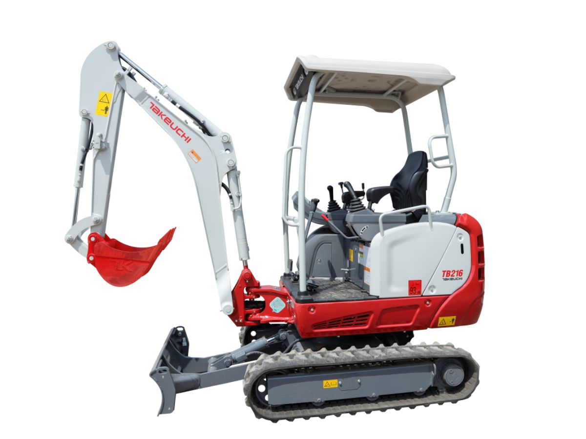 MINI ESCAVATORE TAKEUCHI TB216EASY TETTUCCIO