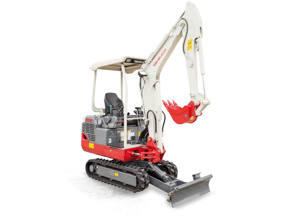 MINI ESCAVATORE TAKEUCHI TB219TET ADVANCED TETTUCCIO