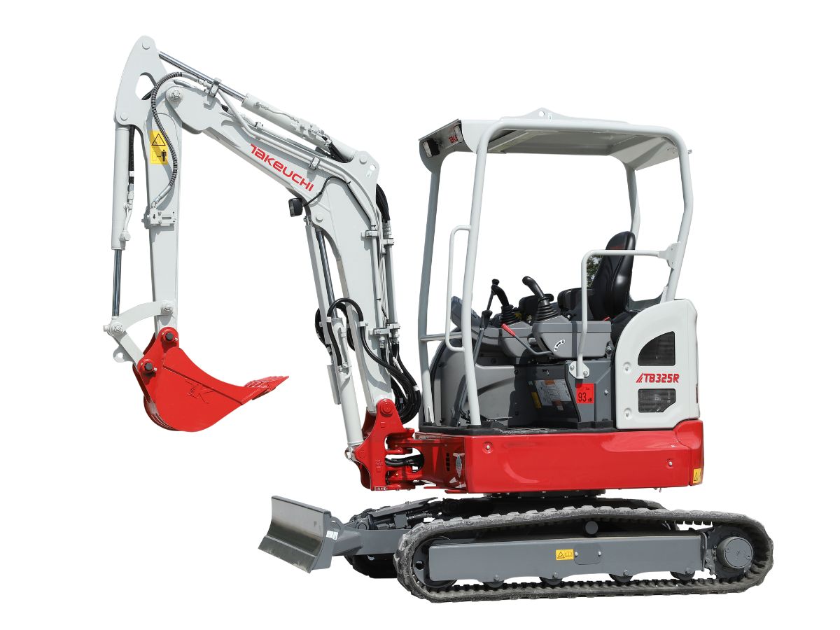 MINI ESCAVATORE TAKEUCHI TB325RTET EASY TETTUCCIO